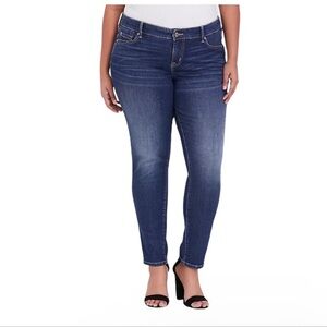 Torrid Straight Leg Jeans Dark Wash Whiskering  Women’s Size 22 Regular Length